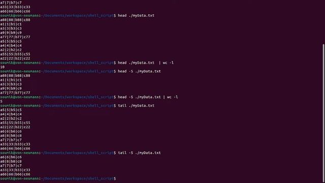 2 Head and Tail command in Linux