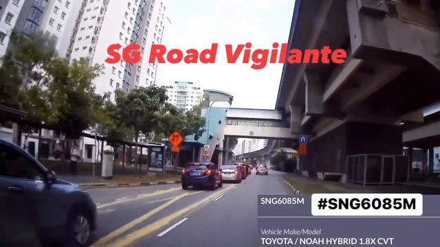 4Apr2024 Punggol Road phv #SNG6085M Toyota Noah littering смотреть онлайн