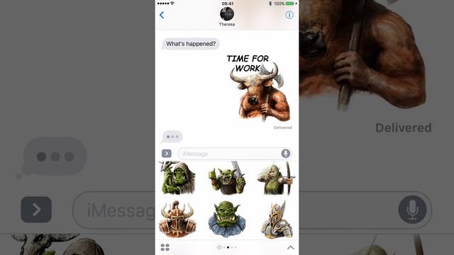 Fantasy Characters - iMessage Sticker Pack