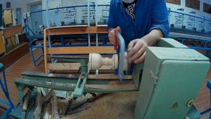 Изготовление Деревянного Кубка на токарном станке СТД-120М
