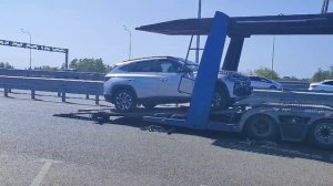 Выгрузка новой партии Hyundai Tucson.mp4