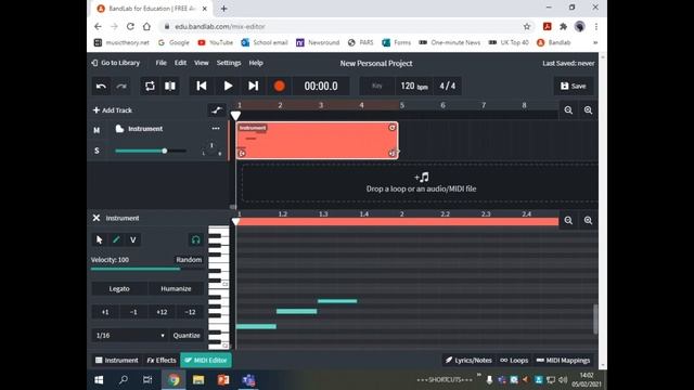 Bandlab lesson - How to use the MIDI note editor смотреть онлайн