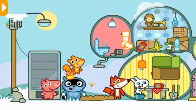 Pango and friends in the Toilet 3 Play Pango Land Cartoon Game for Kids #BoomToonzTV