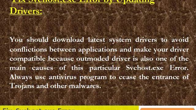How to Fix SvchostExe Error On Your System смотреть онлайн