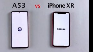 SAMSUNG A53 vs iPHONE XR. SPEED TEST