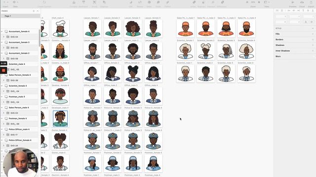 Black Career Icon Illustrations | Black Illustrations смотреть онлайн