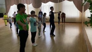 Фрагменты занятий по АДОП "Танцевальный спорт"