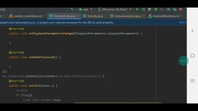 exo custom video player in Android studio Hindi video Aauraparti