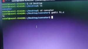 Temperature converter Linux project.