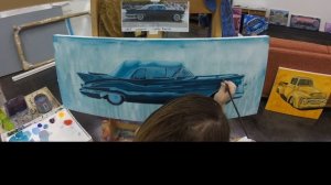 "The Turquoise Cadillac,1957" Alison Simmons