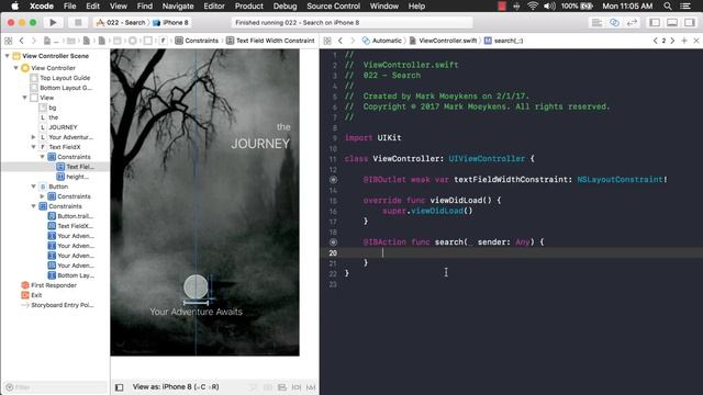 Constraint-Based Animations (iOS, Xcode 9, Swift 4) смотреть онлайн