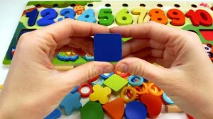 Видео для Малышей - Учим Цифры от 1 до 10, Названия Животных и Фигур на Английском Языке!