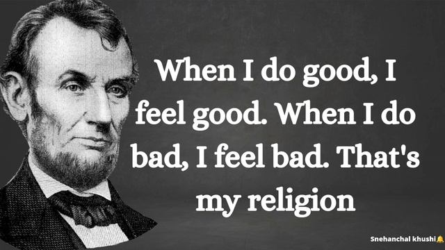 Inspirational  Motivational Quotes by Abraham Lincoln Former US president 