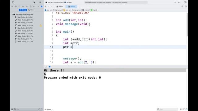 #5.8 | C Programming from Zero to Hero | Pointer to a Function