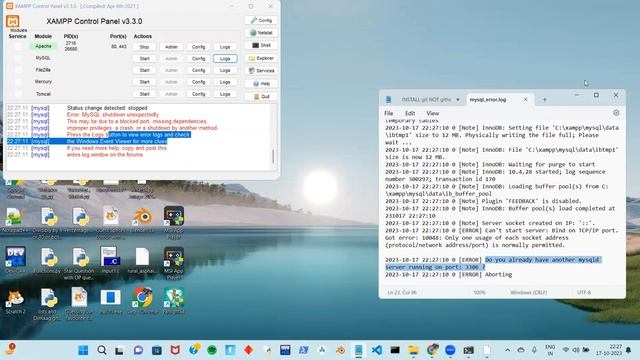 GitBash and XAMPP Installation Guide including Common Error Fix in  Windows 11 :)