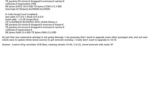 No network on 2.6.36 kernel ubuntu 10.04 смотреть онлайн