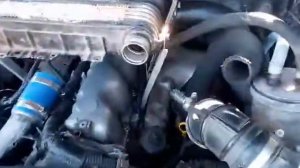 Mazda MPV-1, LVLR, WL-T. Установка интеркуллера от Паджеро.