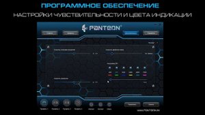 Бюджетная игровая программируемая мышь PANTEON MS75