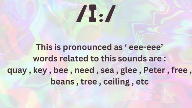 Monophthongs /i/ and /i:/ - as in ( sit/seat) - American Pronunciation #sounds #vowelsound