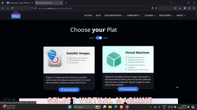 Learn how to install a Kali Linux OS on Windows 11 using virtual box.