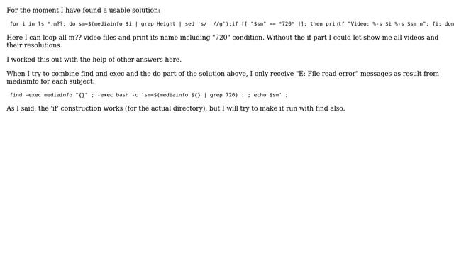Linux: How to list all video files with exactly 720p resolution? (3 Solutions!!) смотреть онлайн