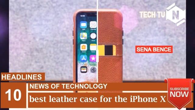 iPhone X leather case смотреть онлайн