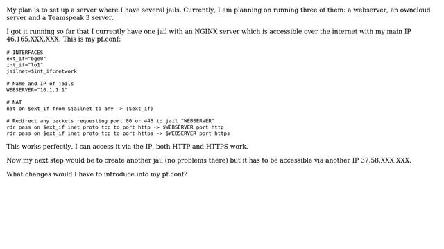 Redirecting Public IPs to jails смотреть онлайн