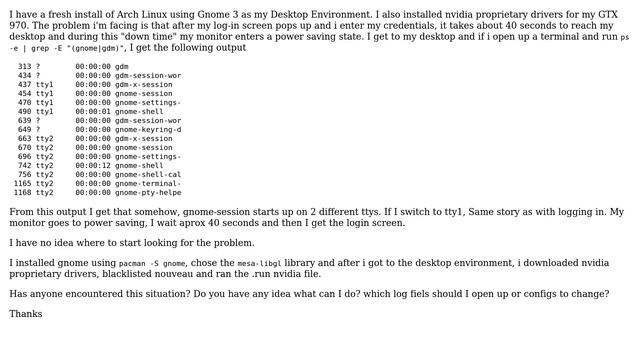 Arch Linux Gnome 3 slow login -＞ desktop transition and 2 gnome-sessions when booting up смотреть онлайн