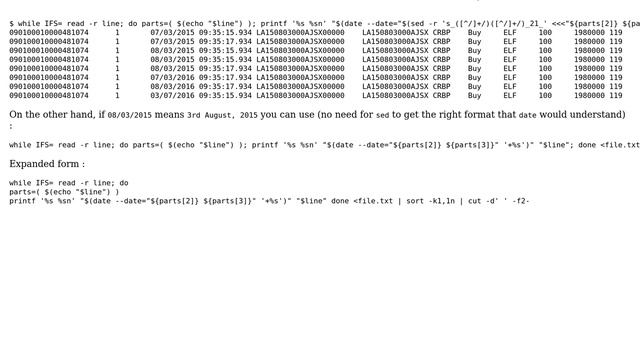 Ubuntu: sort a file based on the field 3 of the file contents (2 Solutions!!) смотреть онлайн