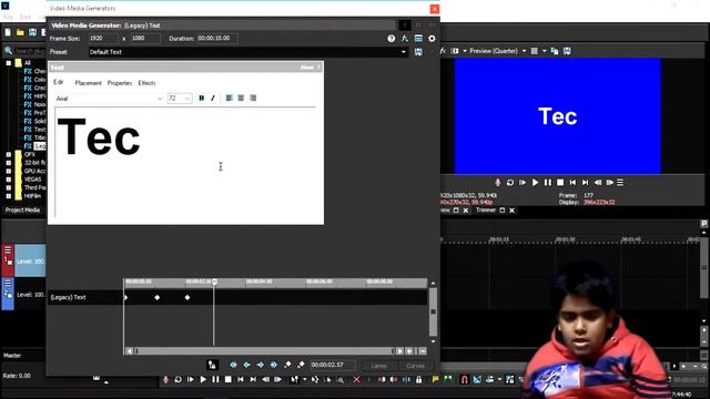 Vegas Pro 15: How to create a Typewriter Effect || Techno Fire || смотреть онлайн