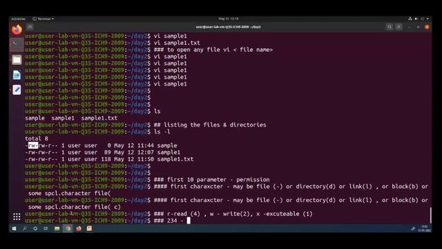 Class-3 : Linux VI Editor & LS Commands | Learn Linux Beginners to Advanced Level in English |