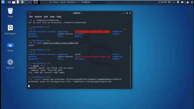 How to install and use Ngrok in kali ||| Error fix