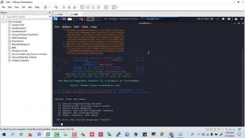 social engineering toolkit Install single command on Kali Linux