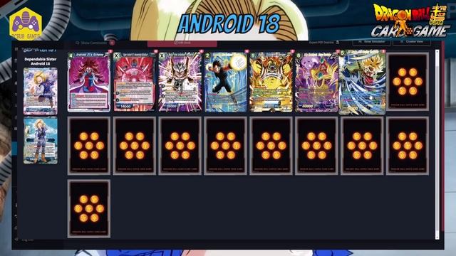 Set 16 Android 18 Deck Profile - Dragon Ball Super Card Game [DBSCG] смотреть онлайн
