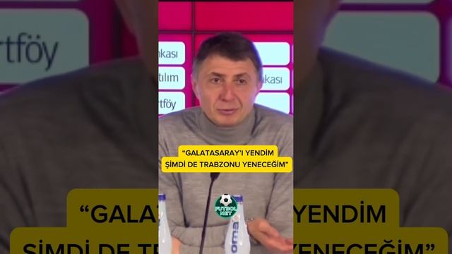 Şota Arveladze: “Galatasaray’ı yendim şimdi de Trabzon’u yeneceğim.” #karagümrük #keşfet #icardi