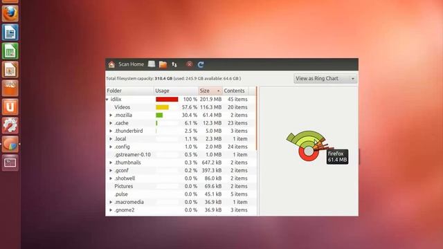 8 Monitor disk usage - Ubuntu 12.04 LTS Tutorial 2 - Features & customizations смотреть онлайн