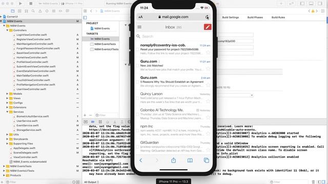 iOS Application Development - Forgot Password