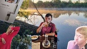 Вечерняя зорька на оке, а также первый взгляд на Insta360 Flow