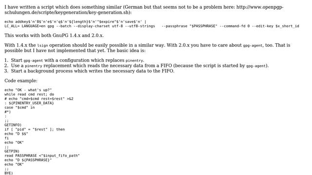 Unix & Linux: sign and trust gpg key automatically via bash (2 Solutions!!) смотреть онлайн