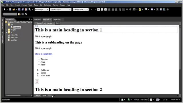 Expression Web 4 Tutorial TÜRKÇE ALT YAZI SEÇENEĞİ - 11 смотреть онлайн