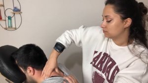 ASMR MASSAGE SEDEF - NECK,SHOULDER,PALM (Chair Massage)