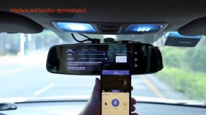 1296p dual cameras rearview mirror car dvr, wifi, 4G, Android navigation installation tutorial