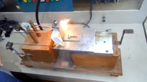 Тест самозатухающего пластика ПВР Элпром