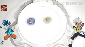 LEFT SPIN BATTLE: KING HELIOS VS ZWEI LONGINUS| BEYBLADE BURST| HIKARU VS LODIN