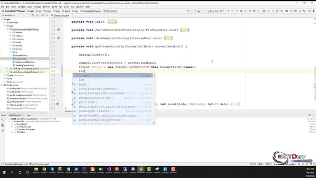 Android Development Tutorial - New Eat It part 68 Server App open Order from Notification