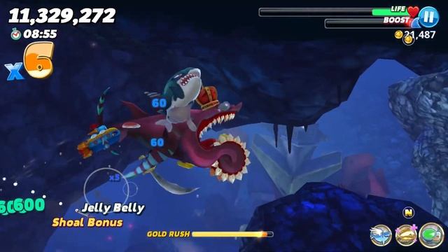 Hungry Shark World Buzz Helicoprion Android Gameplay