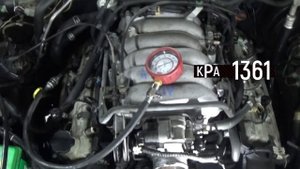 2001 ISUZU VEHICROSS 3.5L 6VE1 V6 4WD Compression test