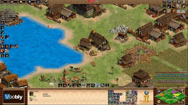 Voobly AOE2 1.6: BF Lord, 4 vs 4 team game смотреть онлайн