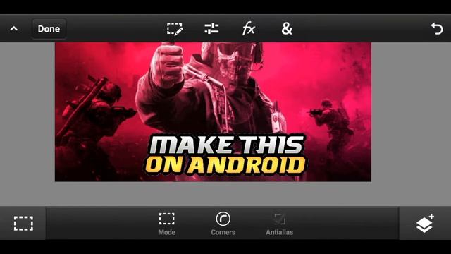 Make this cod mobile inspired thumbnail on Android || cod mobile thumbnail || Alpha Editz