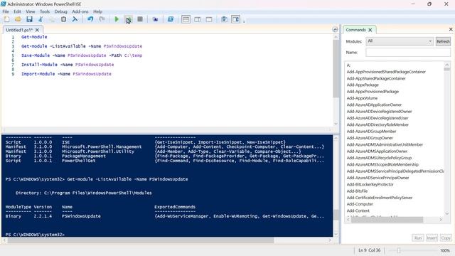 Powershell Tutorial: Introduction of Modules смотреть онлайн